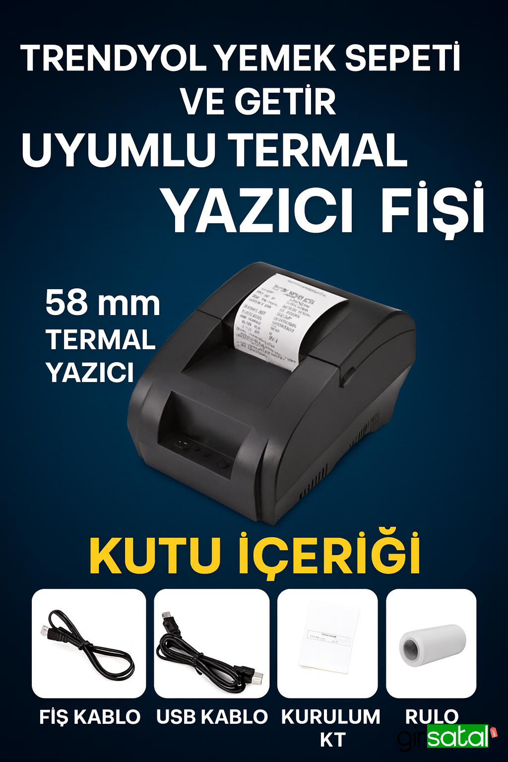 Termal yazıcı pos58 