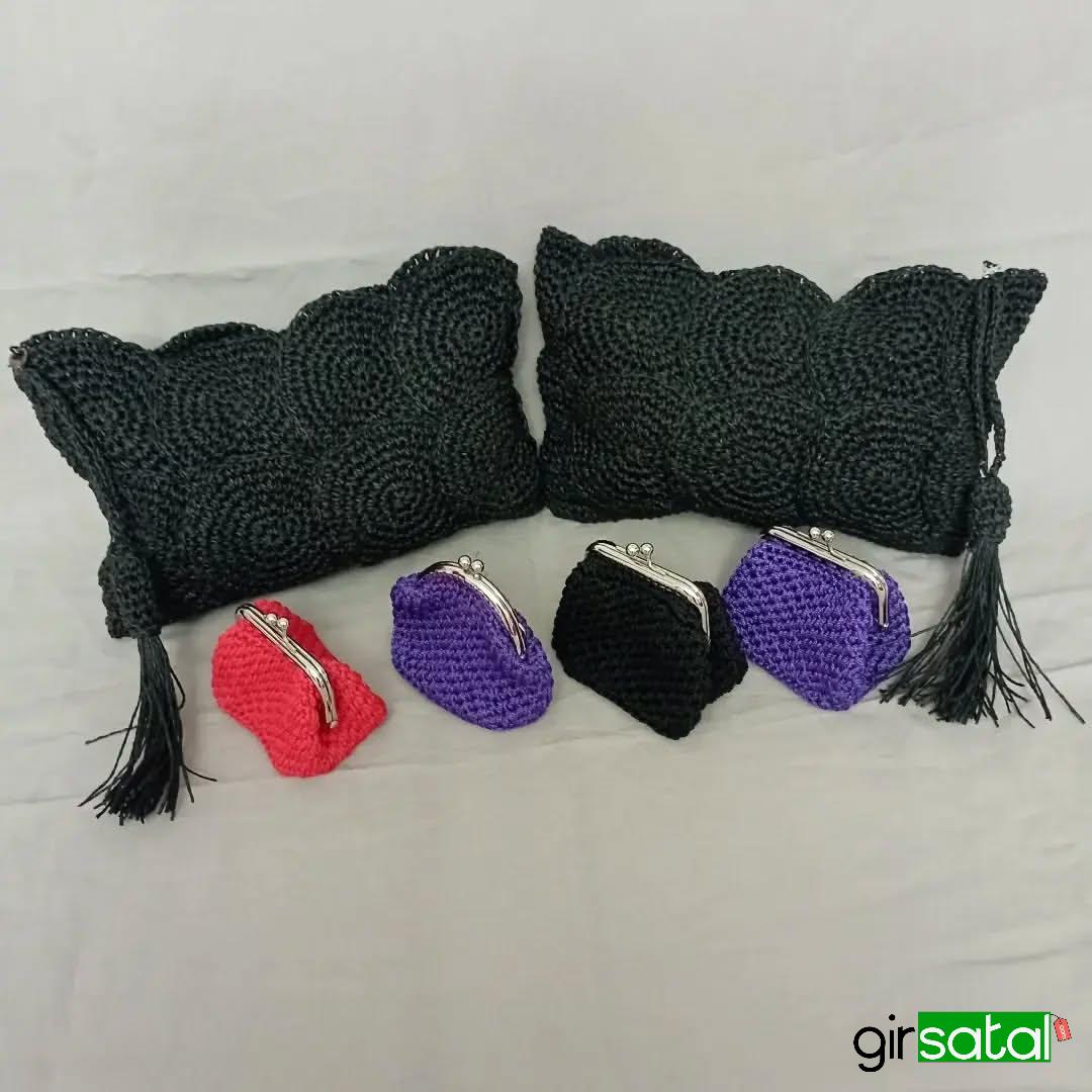 Örme cüzdan ve çanta